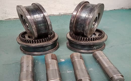 鑄鋼車輪組的結構